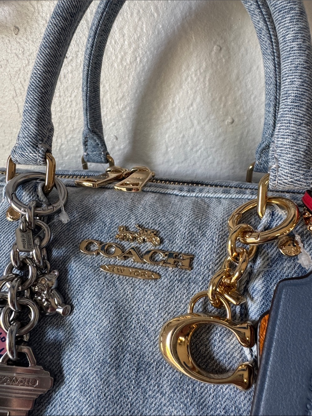 ๐ Coach Loved Denim Rowan - Picture 2 of 5